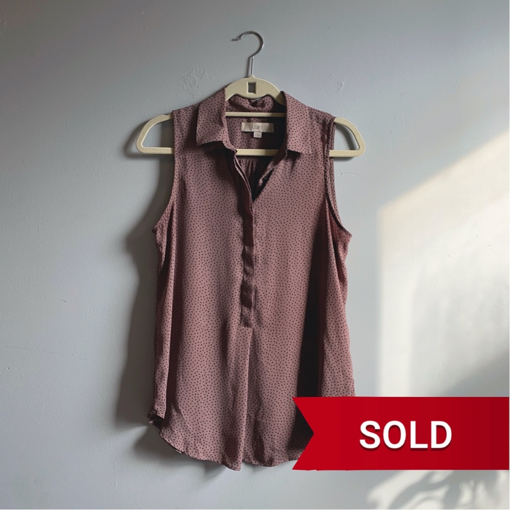 SOLD Comma Print Top | LOFT